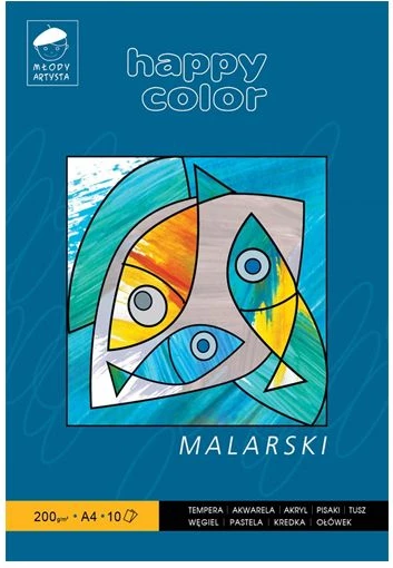 HAPPY COLOR BLOK MALARSKI 200 g. A4