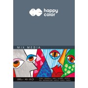 HAPPY COLOR BLOK MIX MEDIA A5, 25 KART. 200 G