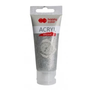 HAPPY COLOR BROKAT AKRYLOWY 60ml - SREBRNY