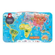 JANOD PUZZLE MEGNETYCZNE MAPA ŚWIATA