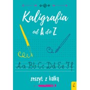 Kaligrafia od A do Z zeszyt z kalką
