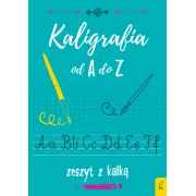 Kaligrafia od A do Z zeszyt z kalką