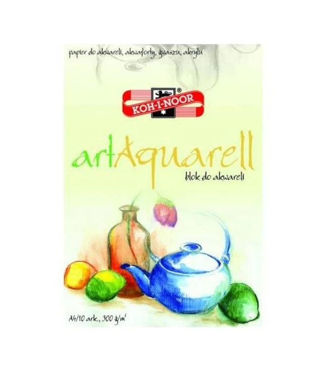 KOH-I-NOOR Art Aquarell - Blok do akwareli A4 300g 10 ark.