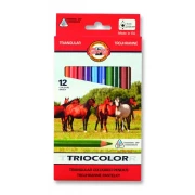 Koh-I-Noor Kredki Triocolor 12