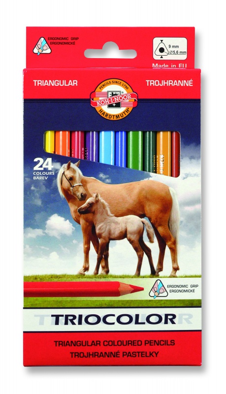 Koh I Noor Kredki Triocolor 24 ArtEquipment Internetowy Sklep Dla 