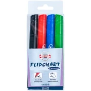 KOH-I-NOOR MARKERY FLIPCHART ZESTAW 4 Kolory