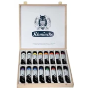 Komplet farb akrylowych SCHMINCKE AKADEMIE ACRYL 16x60ml w drewnianej kasecie