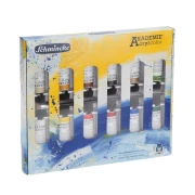 Komplet farb akrylowych SCHMINCKE AKADEMIE ACRYL 12x60ml + pędzel da Vinci 