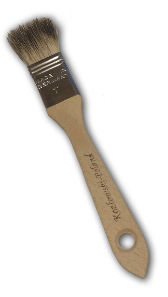 KOZŁOWSKI PĘDZEL PŁASKI BORSUK 12MM