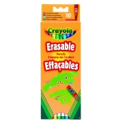 Kredki ołówkowe ŚCIERALNE 10 szt CRAYOLA