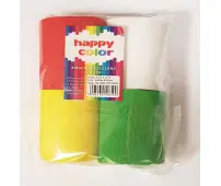 HAPPY COLOR KREPINA 5 CM X 19 M 4 KOLORY