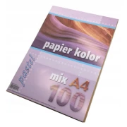KRESKA Papier A4 80g, mix kol. pastel. 100 ark.