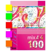 KRESKA Papier kolor A4 160g mix kolorów 100 arkuszy