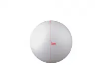 KULA STYROPIANOWA 1cm 48 sztuk