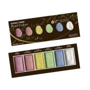 KURETAKE Gansai Tambi Pearl Colors 6 col. set