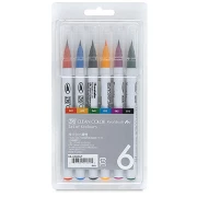 KURETAKE ZIG Clean Color Real Brush 6 colors set