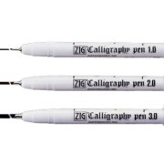 KURETAKE ZIG PISAK DO KALIGRAFII CZARNY 1MM