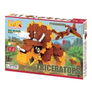 LaQ Dinosaur World TRICERATOPS & PTERANODON