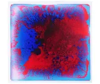 LIQUID FLOOR - SENSORYCZNA PŁYTKA PODŁOGOWA 50x50 cm BLUE/RED