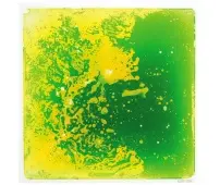 LIQUID FLOOR - SENSORYCZNA PŁYTKA PODŁOGOWA 50x50 cm GREEN/YELLOW