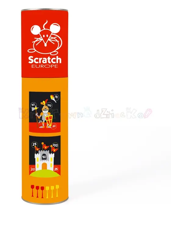 Magnetyczne rzutki Scratch - MINI RYCERZ