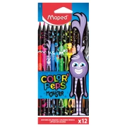 MAPED COLORPEPS MONSTER KREDKI OŁÓWKOWE 12 KOLORÓW