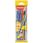 MAPED DŁUGOPIS ICE FINE 4 SZT MIX CZAR/CZER/2NIEB