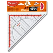 MAPED EKIERKA TECHNIK 26 CM Z KĄTOMIERZEM