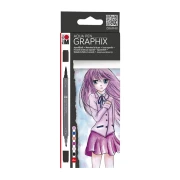 MARABU AQUA PEN GRAPHIX 101 KPL 6 SZT. - MARKERY AKWARELOWE