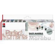 MARABU EASY MARBLE PASTEL 6x15ml  - farby do marmurkowania