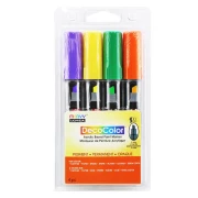 MARVY UCHIDA DECOCOLOR ACRYLIC MARKERS 4 SZT VIVID