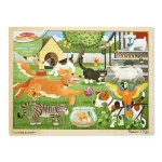 MELISSA & DOUG DREWNIANE PUZZLE - ZWIERZĘTA DOMOWE