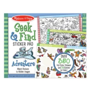 MELISSA&DOUG KOLOROWANKA Z NAKLEJKAMI - PRZYGODY