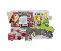 MELISSA & DOUG PUZZLE DŹWIĘKOWE - STRAŻ POŻARNA
