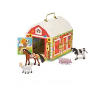 MELISSA & DOUG STODOŁA Z DRZWIAMI I ZWIERZAKAMI