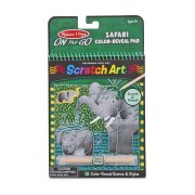 MELISSA&DOUG WYDRAPYWANKI KSIĄŻECZKA - SAFARI