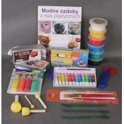 Modne ozdoby z mas plastycznych ZESTAW