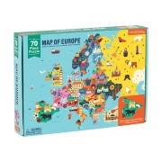 MUDPUPPY PUZZLE MAPA EUROPY - KSZTAŁTY PAŃSTW