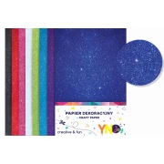 NOSTER PAPIER DEKORACYJNY BROKATOWY NC-01