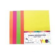 NOSTER PIANKA DEKORACYJNA 8 ARKUSZY A4 - FLUO