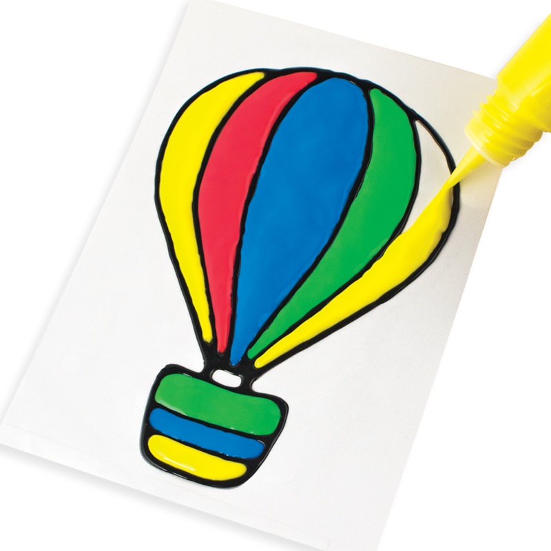 Zestaw Do Witraży Dla Dzieci OOLY CREATIBLES - ZESTAW DO ROBIENIA WITRAŻY 23 ELEM :: ArtEquipment