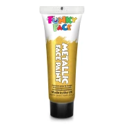 PaintGlow METALLIC FACE & BODY PAINT 12ML GOLD