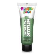 PaintGlow METALLIC FACE & BODY PAINT 12ML GREEN