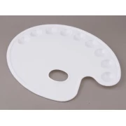 Paleta plastikowa owalna 28x21cm