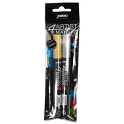 PEBEO 4 ARTIST MARKER SET DUO 4+4MM ZŁOTY/SREBRNY