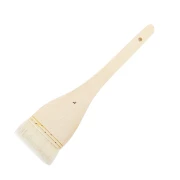 Pędzel płaski miękki z kozy szyty 7,5cm