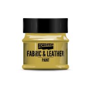 PENTART FARBA DO TKANIN I SKÓR 50 ml ZŁOTA