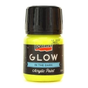 PENTART GLOW FARBA ŚWIECĄCA W CIEMNOŚCI 30 ml LIMONKOWA