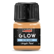 PENTART GLOW FARBA ŚWIECĄCA W CIEMNOŚCI 30 ml POMARAŃCZOWA