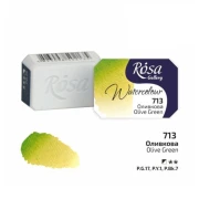 ROSA WATERCOLOR 1/1 713 OLIVE GREEN
